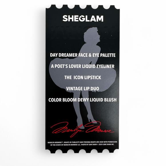 Marilyn Monroe X Sheglam Full Makeup Collection Set 10 Pieces NEW - Picture 6 of 13